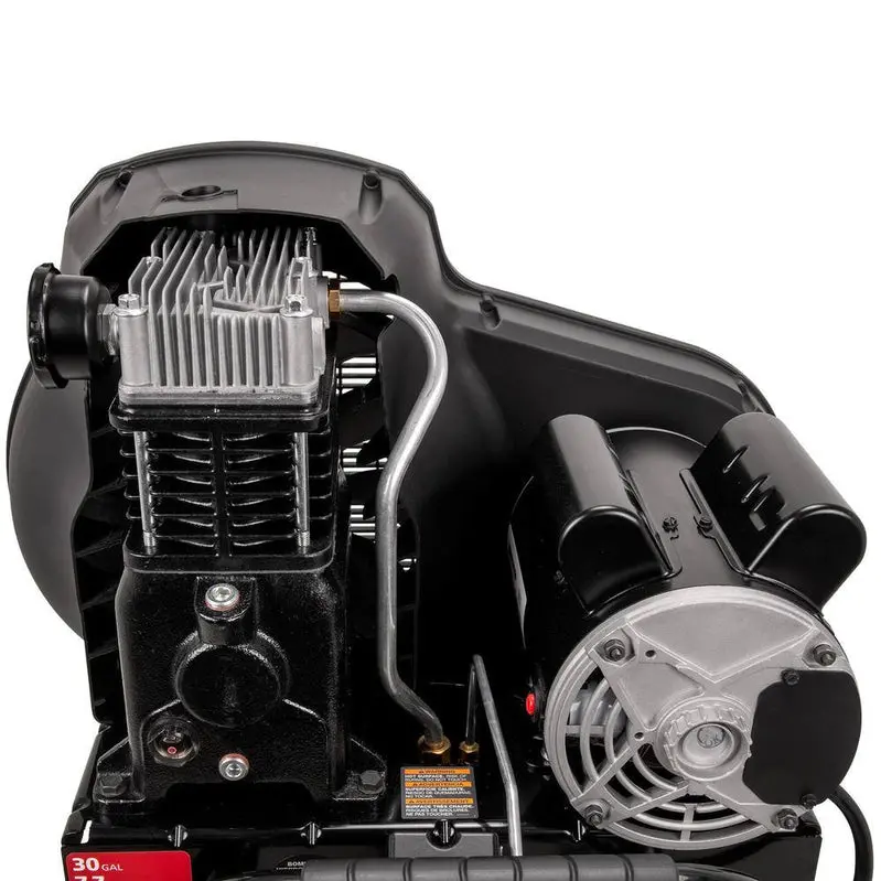 Husky 30-Gallon Oil-Lubricated Air Compressor – 175 PSI, Belt-Drive Vertical Portable Unit, Model C304H