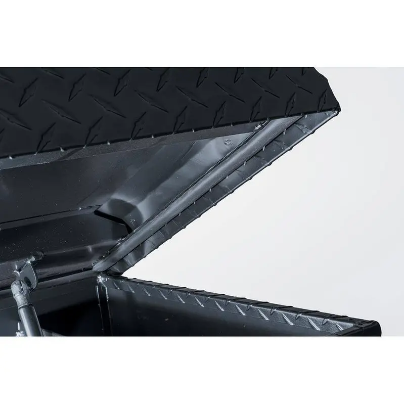 Husky Matte Black Aluminum Truck Box – Low-Profile, 61.86" Mid-Size Truck Bed Storage Solution