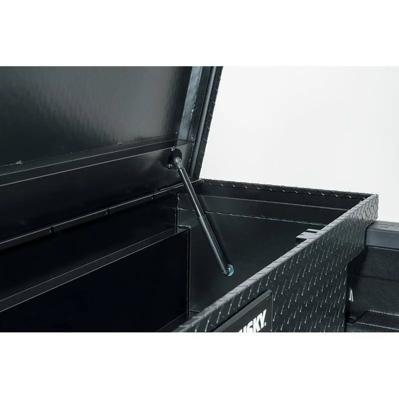 Husky Matte Black Aluminum Truck Box – Low-Profile, 61.86" Mid-Size Truck Bed Storage Solution