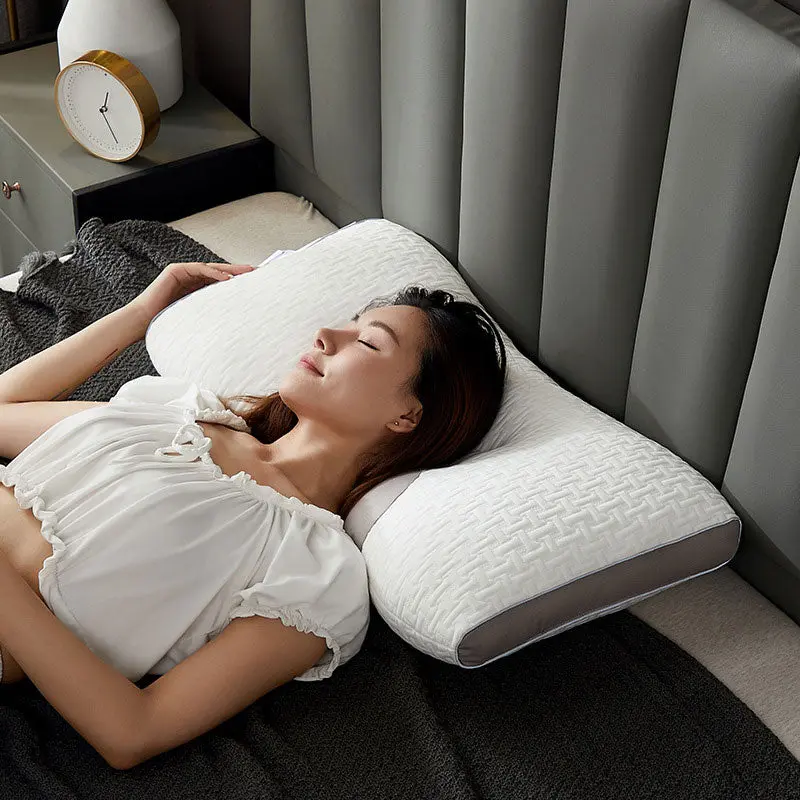 Hybrid Contour Pillow – Ergonomic Support for Back and Side Sleepers