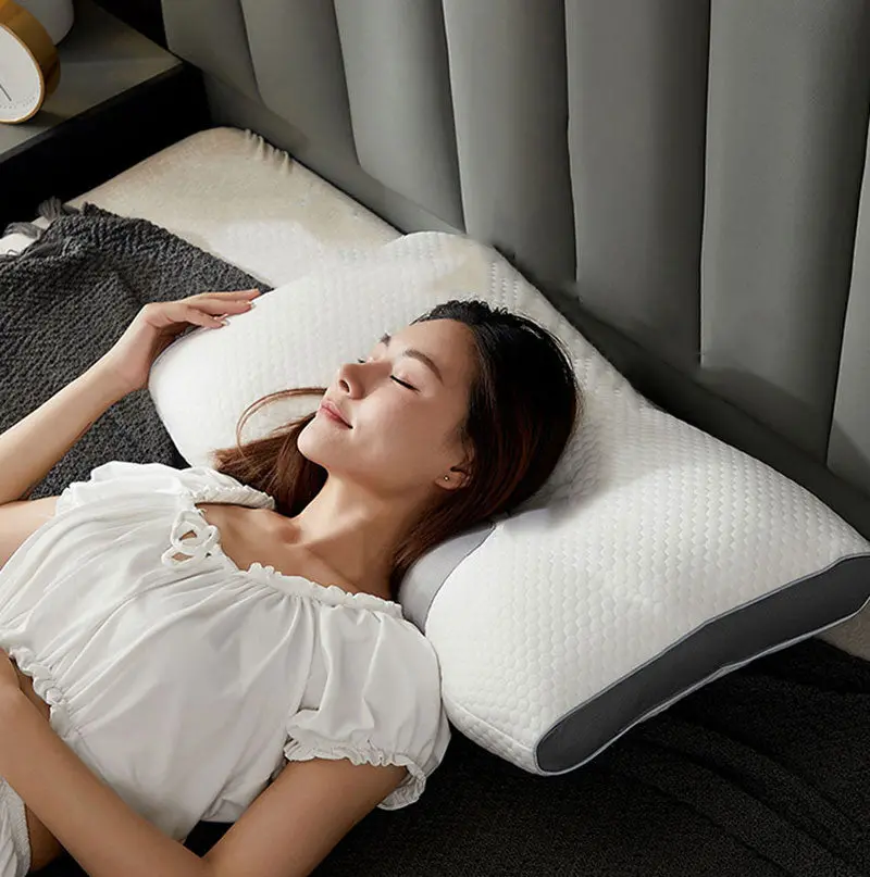 Hybrid Contour Pillow – Ergonomic Support for Back and Side Sleepers