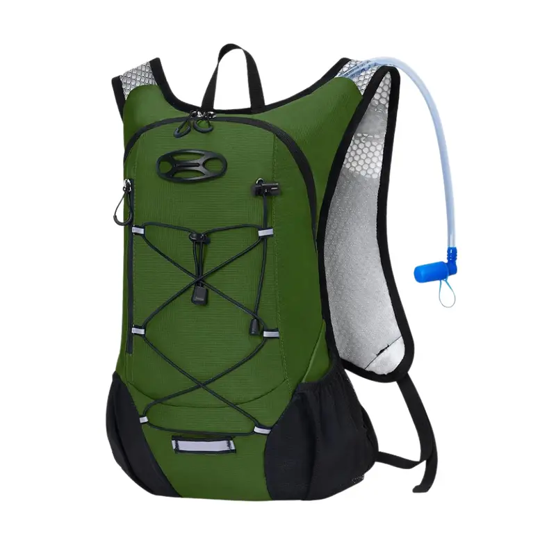 Hydration Backpack with Integrated 2L BPA-Free Bladder & Ventilated Back Panel
