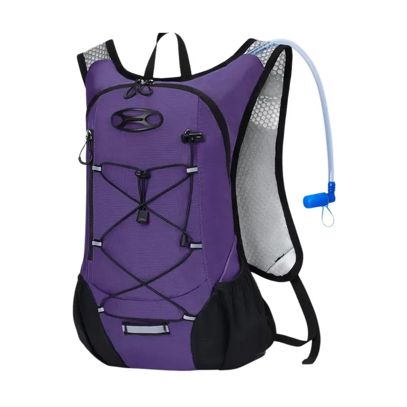 Hydration Backpack with Integrated 2L BPA-Free Bladder & Ventilated Back Panel
