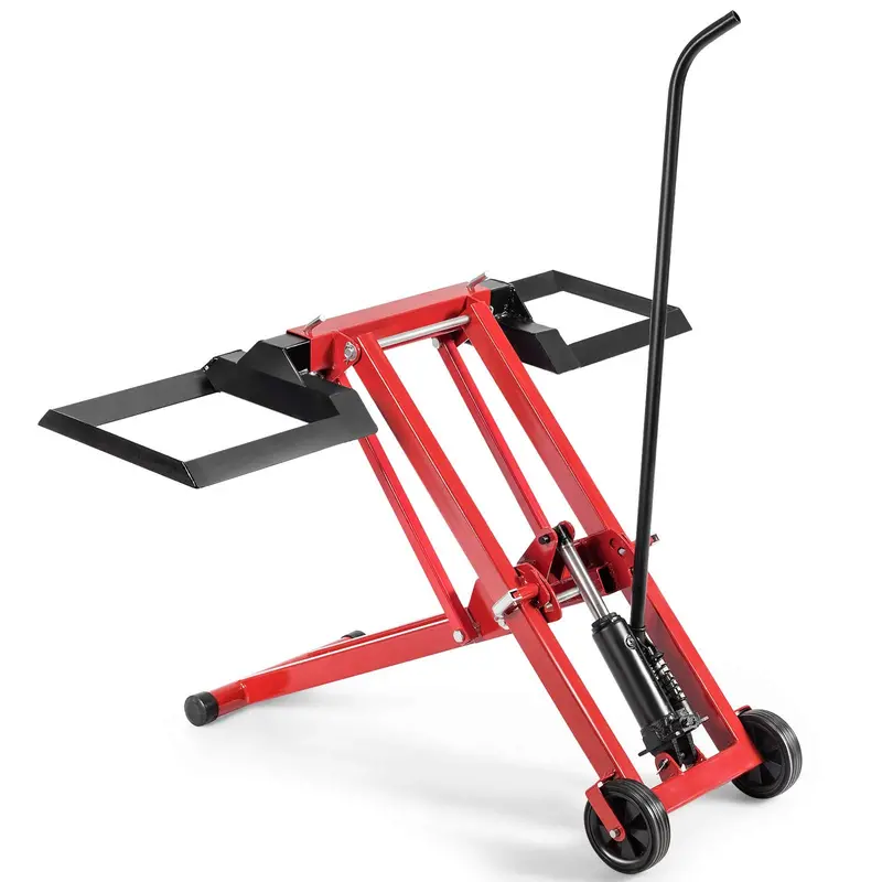 Hydraulic Lawn Mower Lift Stand – 500 lb Capacity, Tool-Free Assembly