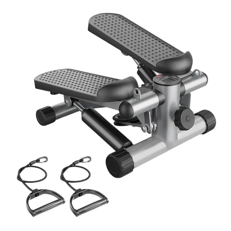 Hydraulic Mini Stepper with Built-In Resistance Bands for Low-Impact Cardio 2