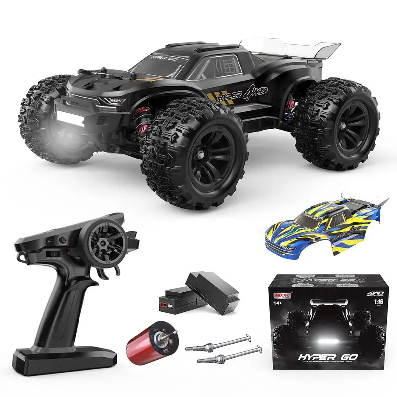HYPER GO H16BM 1/16 Scale Brushless RC Car – Ready-to-Run, 42 MPH Max Speed, High-Performance Off-Road Racer