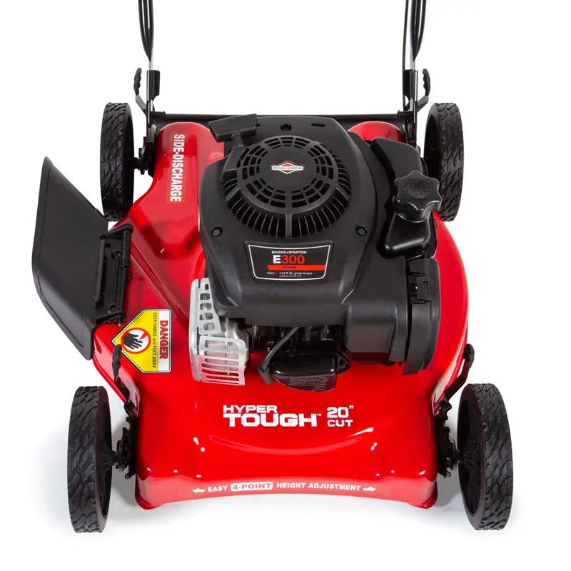 Hyper Tough 20" Gas-Powered Push Mower — 125cc Briggs & Stratton Engine, Prime N Pull Start, 5-Height Settings