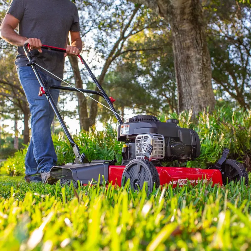 Hyper Tough 20" Gas-Powered Push Mower — 125cc Briggs & Stratton Engine, Prime N Pull Start, 5-Height Settings