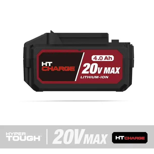 Hyper Tough 20V Max 4.0Ah Replacement Battery Pack for Cordless Tools