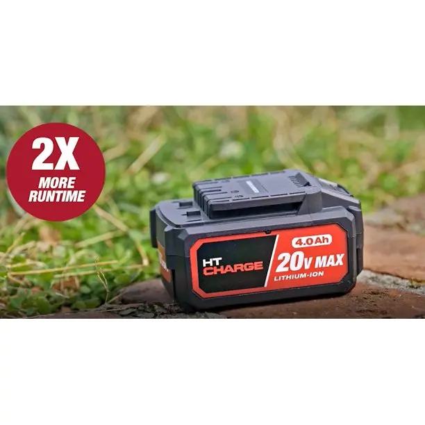 Hyper Tough 20V Max 4.0Ah Replacement Battery Pack for Cordless Tools
