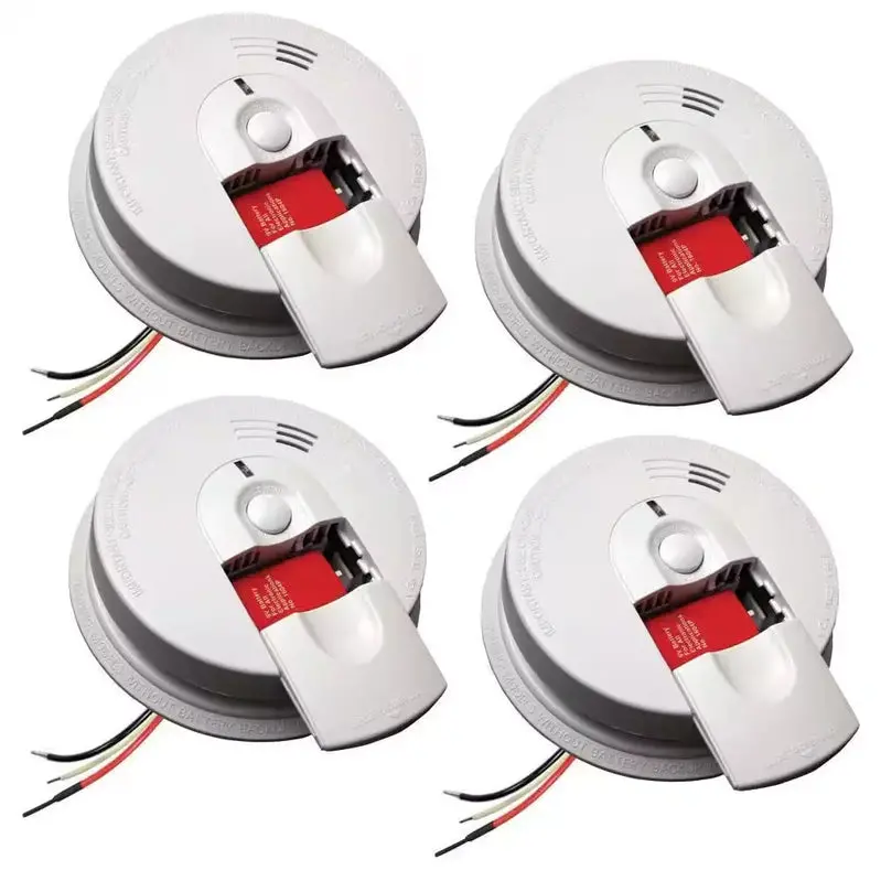 i4618 Quad-Pack Interconnected Smoke Alarm – Ionization Technology, AC Powered with Battery Backup