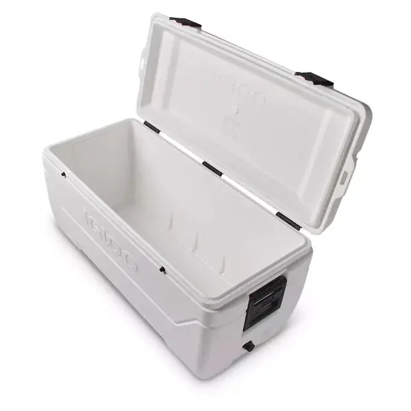 Igloo MaxCold 152-Quart Wheeled Cooler – Heavy-Duty Insulated White Portable Cooler