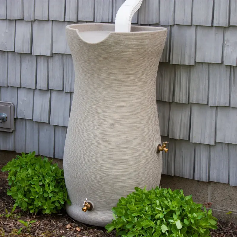 Impressions Corsican 50-Gallon Rainwater Collection Barrel