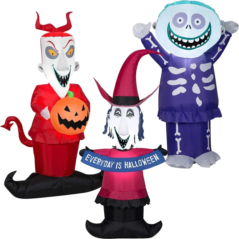 Inflatable Lock, Shock & Barrel Combo Pack – Disney-Inspired Halloween Decoration