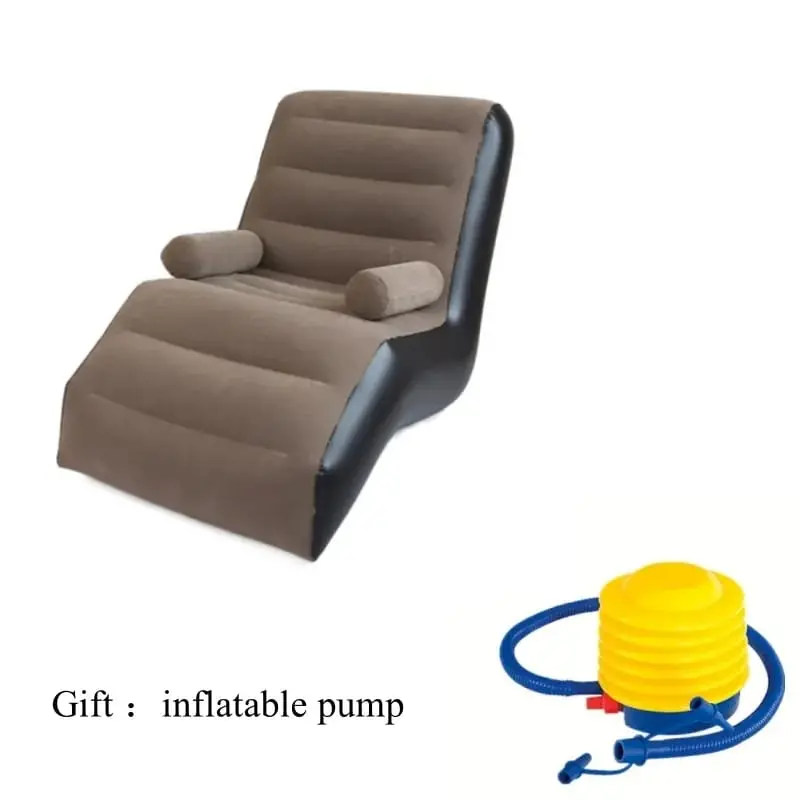 Inflatable Outdoor Seat with Integrated Armrests for Comfort & Portability