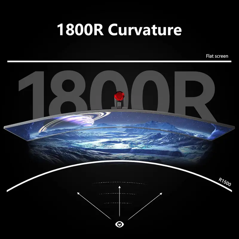 INNOCN 49-Inch Curved Gaming Monitor – 144Hz Refresh Rate, HDR400, USB-C Connectivity (Model 49C1G)