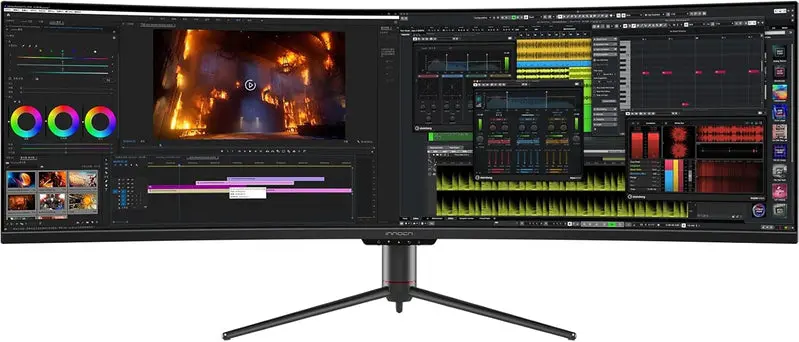 INNOCN 49" Ultra-Wide Curved Gaming Monitor – 144Hz Refresh Rate, HDR400, USB-C Connectivity, Model 49C1G