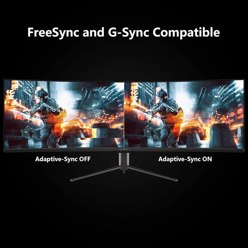 INNOCN 49" Ultra-Wide Curved Gaming Monitor – 144Hz Refresh Rate, HDR400, USB-C Connectivity, Model 49C1G