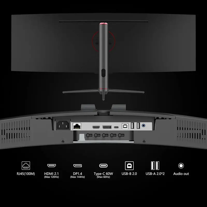 INNOCN 49" Ultra-Wide Curved Gaming Monitor – 144Hz Refresh Rate, HDR400, USB-C Connectivity, Model 49C1G