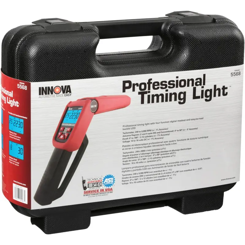 Innova 5568 Pro Digital Timing Light – DIS-Compatible Automotive Diagnostic Tool