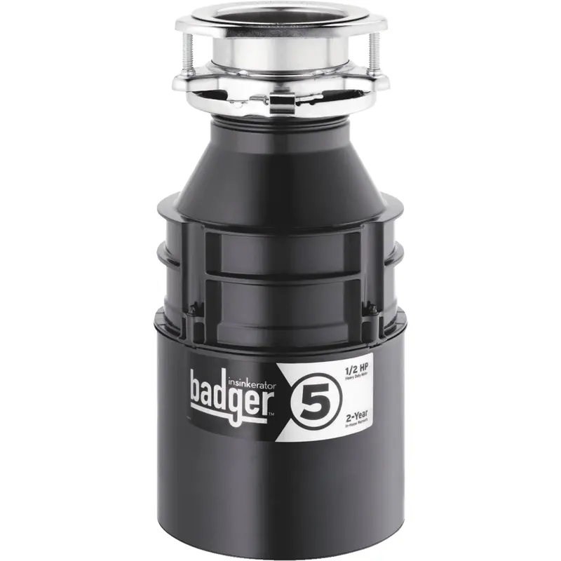 InSinkErator Badger 5 1/2 HP Black Garbage Disposal Unit