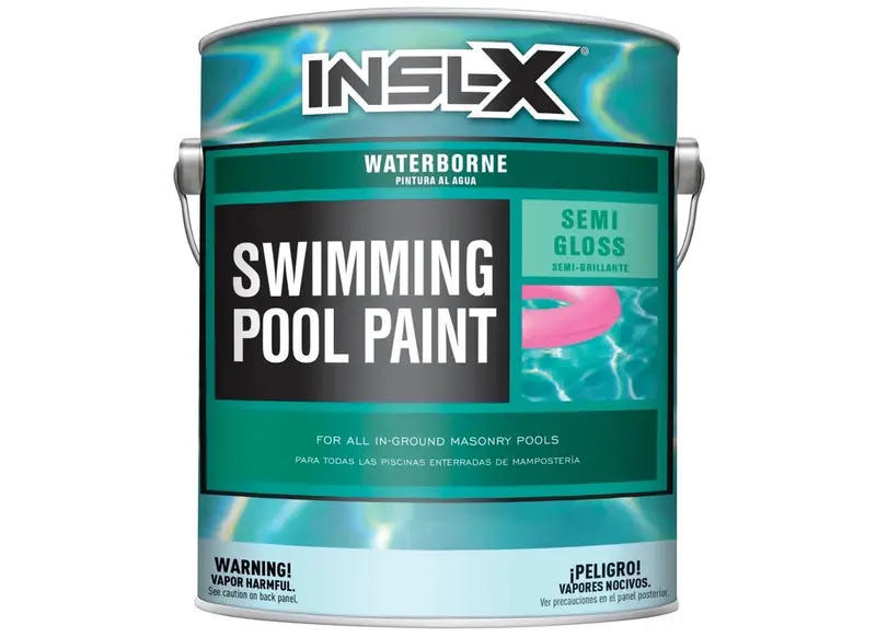 Insl-X Royal Blue Semi-Gloss Water-Based Pool Paint – 1-Gallon Eco-Friendly Coating (WR1024092-01) 2