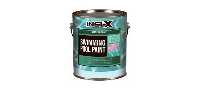Insl-X Royal Blue Semi-Gloss Water-Based Pool Paint – 1-Gallon Eco-Friendly Coating (WR1024092-01)