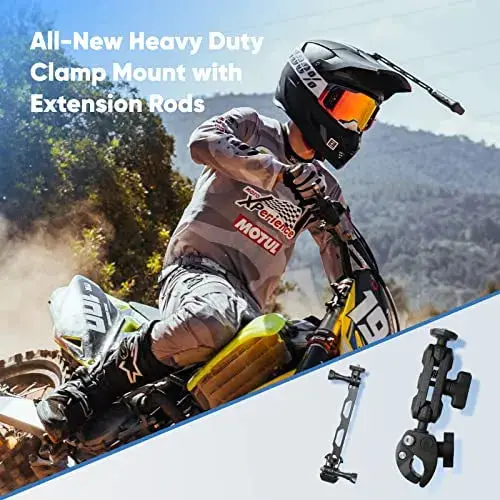 Insta360 X3 Motorcycle Mount Kit – Waterproof 360° Action Camera with 48MP Sensors & WiFi