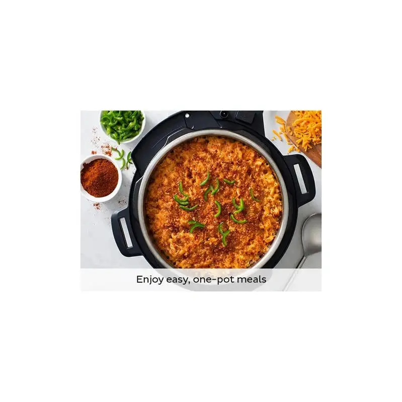 Instant Pot Duo 8-Quart Stainless Steel Electric Pressure Cooker – Dual-Function (Pressure + Slow Cook)