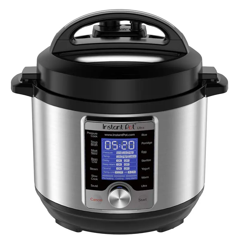 Instant Pot Ultra Mini 3-Quart Electric Pressure Cooker – 16-in-1 Stainless Steel Appliance with Touch Controls