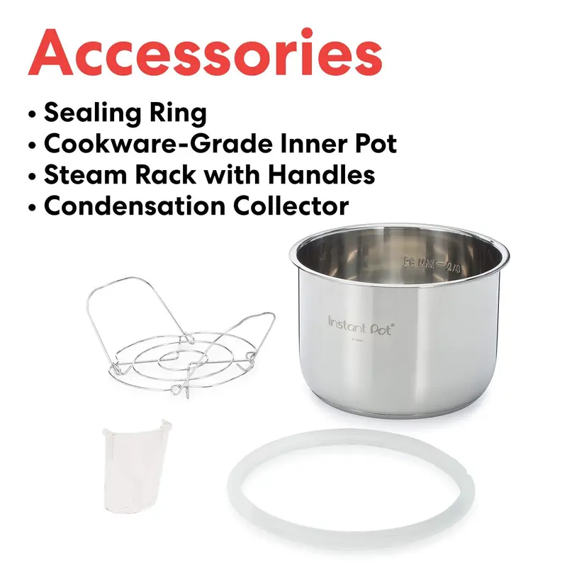 Instant Pot Ultra Mini 3-Quart Electric Pressure Cooker – 16-in-1 Stainless Steel Appliance with Touch Controls