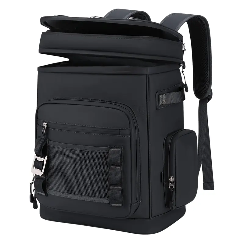 Insulated 30L Cooler Backpack with Waterproof Exterior & Wide-Mouth Opening