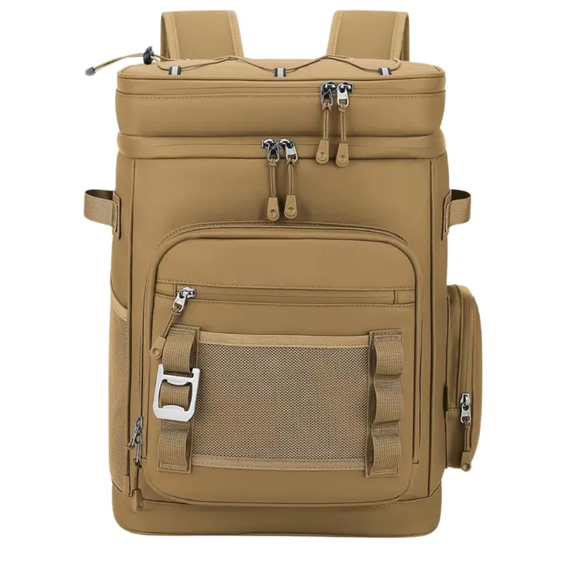 Insulated 30L Cooler Backpack with Waterproof Exterior & Wide-Mouth Opening