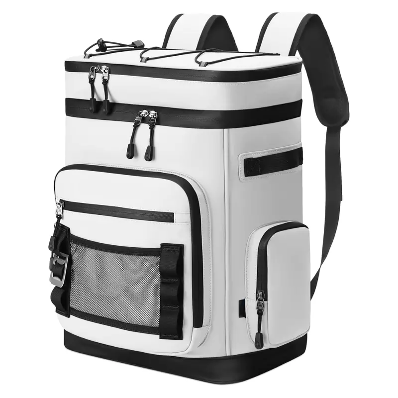 Insulated 30L Cooler Backpack with Waterproof Exterior & Wide-Mouth Opening