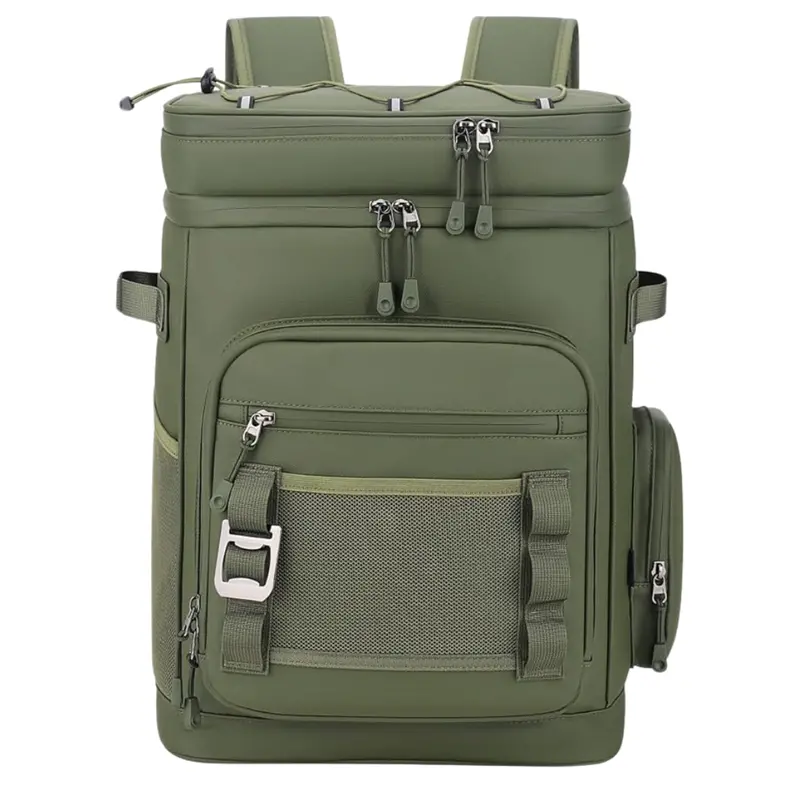 Insulated 30L Cooler Backpack with Waterproof Exterior & Wide-Mouth Opening