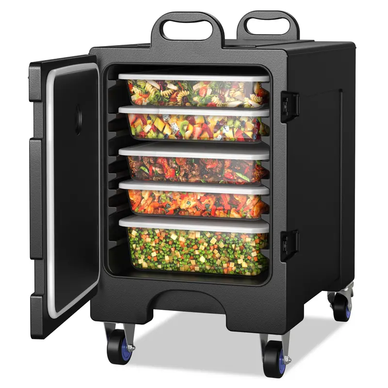 Insulated Food Pan Carrier – Holds Five Full-Size Gastronorm Pans
