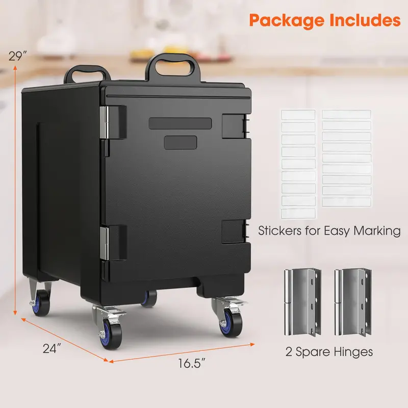 Insulated Food Pan Carrier – Holds Five Full-Size Gastronorm Pans