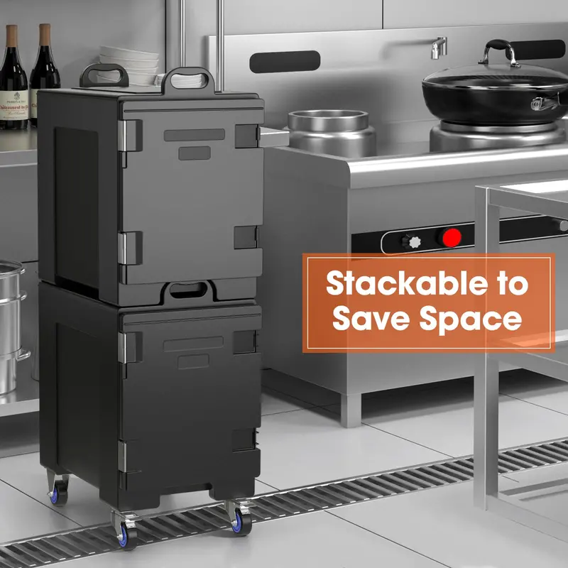 Insulated Food Pan Carrier – Holds Five Full-Size Gastronorm Pans