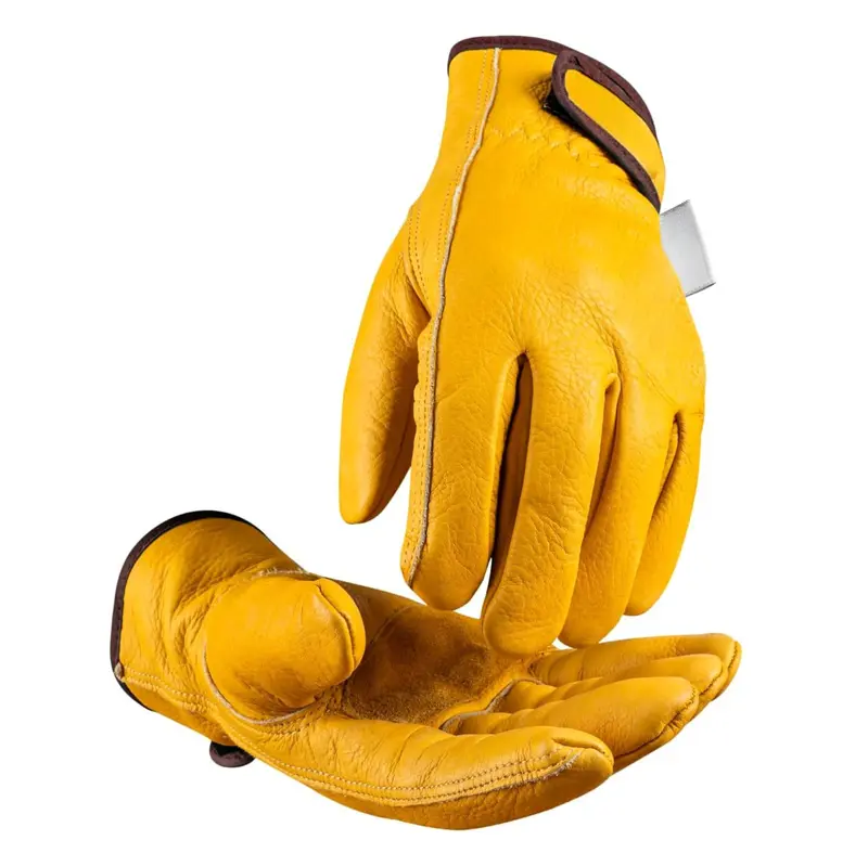 Insulated Leather Work Gloves – Full-Grain Cowhide Hand Protection for Cold Environments 2