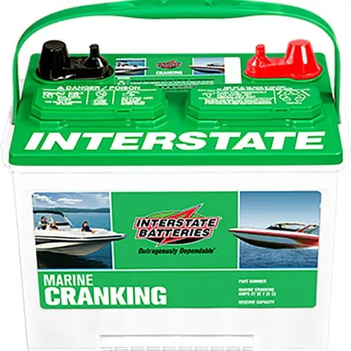 Interstate 24M-XHD Marine Cranking Battery – High-Output, Deep-Cycle Compatible, Optimized for Boating Applications