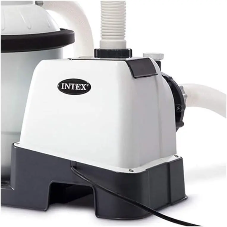 Intex Krystal Clear 16-Inch Sand Filter Pump – 3,000 GPH for Above-Ground Pools with Timer, GFCI Protection, and 6-Function Control