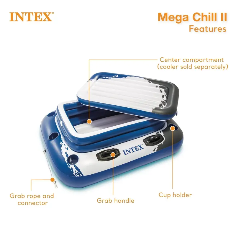 Intex Ultra XTR 24 ft x 12 ft x 52 in Above-Ground Pool Kit with Dual Inflatable Floats and Cooler