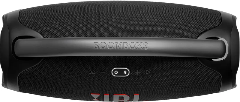 JBL Boombox 3 Portable Bluetooth Speaker – Waterproof, 360° Sound, Black Finish