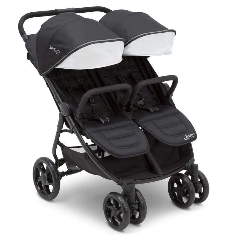 Jeep Destination Ultralight Double Side-by-Side Stroller for Toddlers