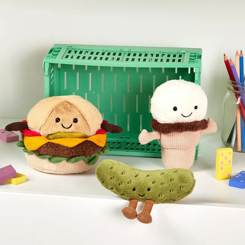 Jellycat Hamburger Plush Food Toy