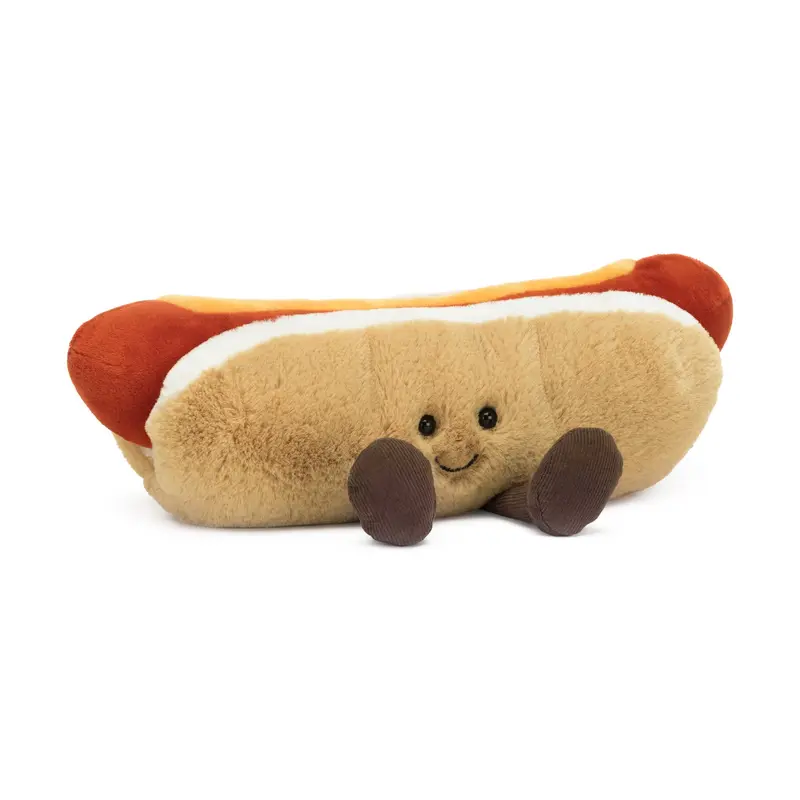 Jellycat Hot Dog Plush Toy – Adorable Food-Inspired Cuddly Figure