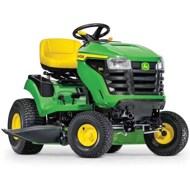 John Deere S100 42" Gas-Powered Riding Lawn Mower – 17.5 HP V-Twin Engine, Hydrostatic Transmission