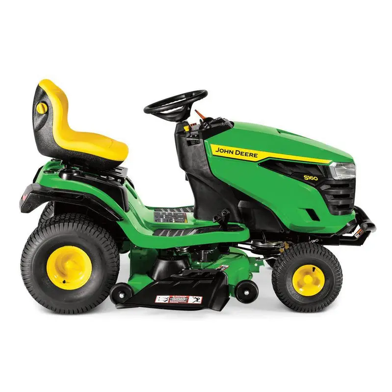John Deere S160 48" Premium Gas Tractor – 24 HP V-Twin, Enhanced Lawn Coverage, Smooth Hydrostatic Control