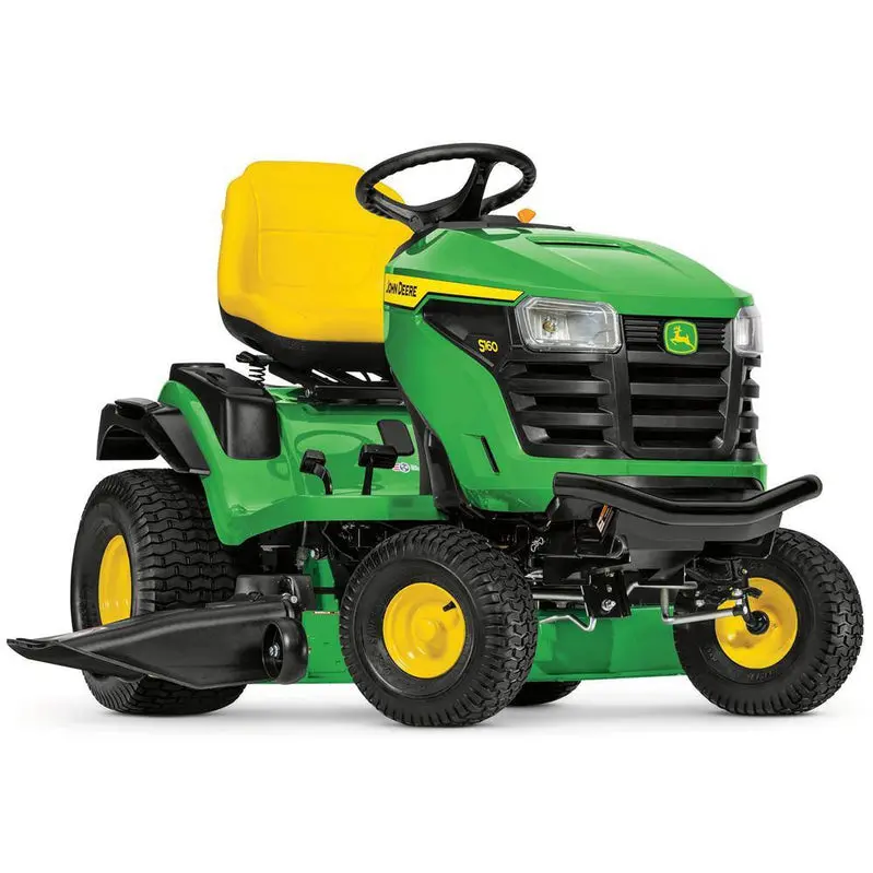 John Deere S160 48" Riding Lawn Tractor – 24 HP V-Twin Engine, ELS Cutting System, Hydrostatic Drive