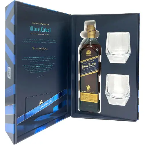 Johnnie Walker Blue Label Limited Edition Scotch – Premium Blended Whisky Gift Pack, 750 mL